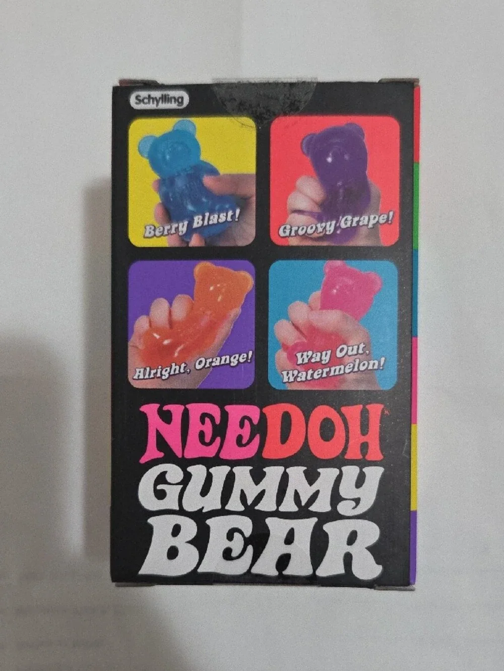 NeeDoh Purple Gummy Bear Sensory Toy by